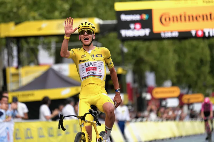 Cycling great: Pogacar joins rarified air